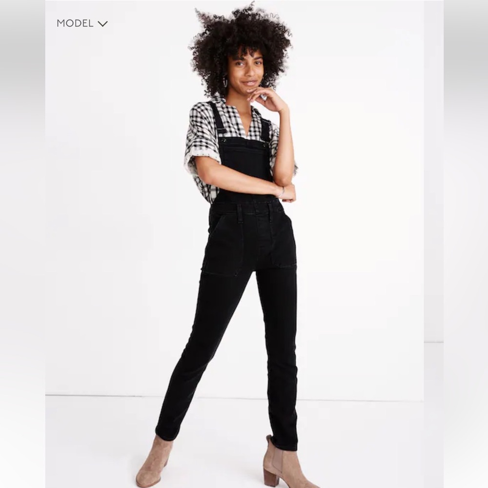 Madewell Women's Lunar Wash Denim Overalls